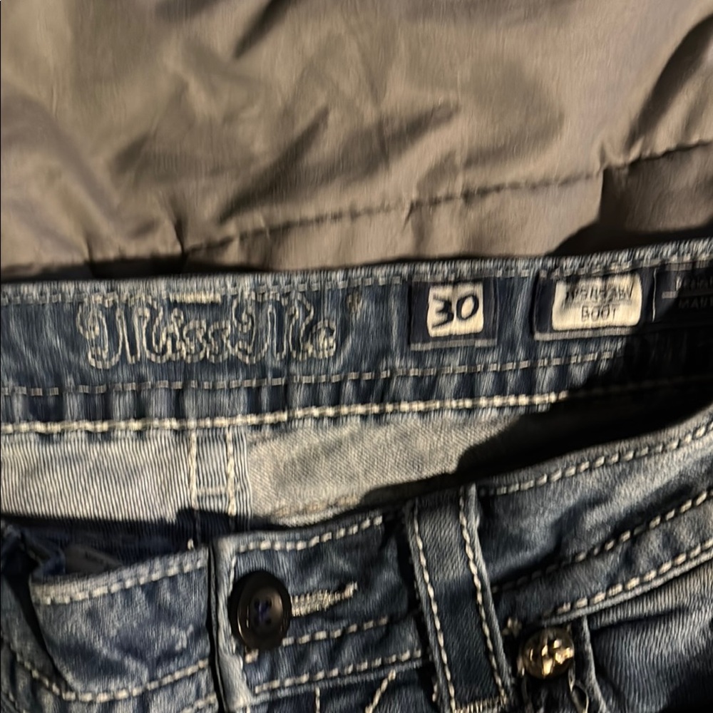 Embellished BlueMiss Me Denim cut off Shorts - Picture 3 of 4